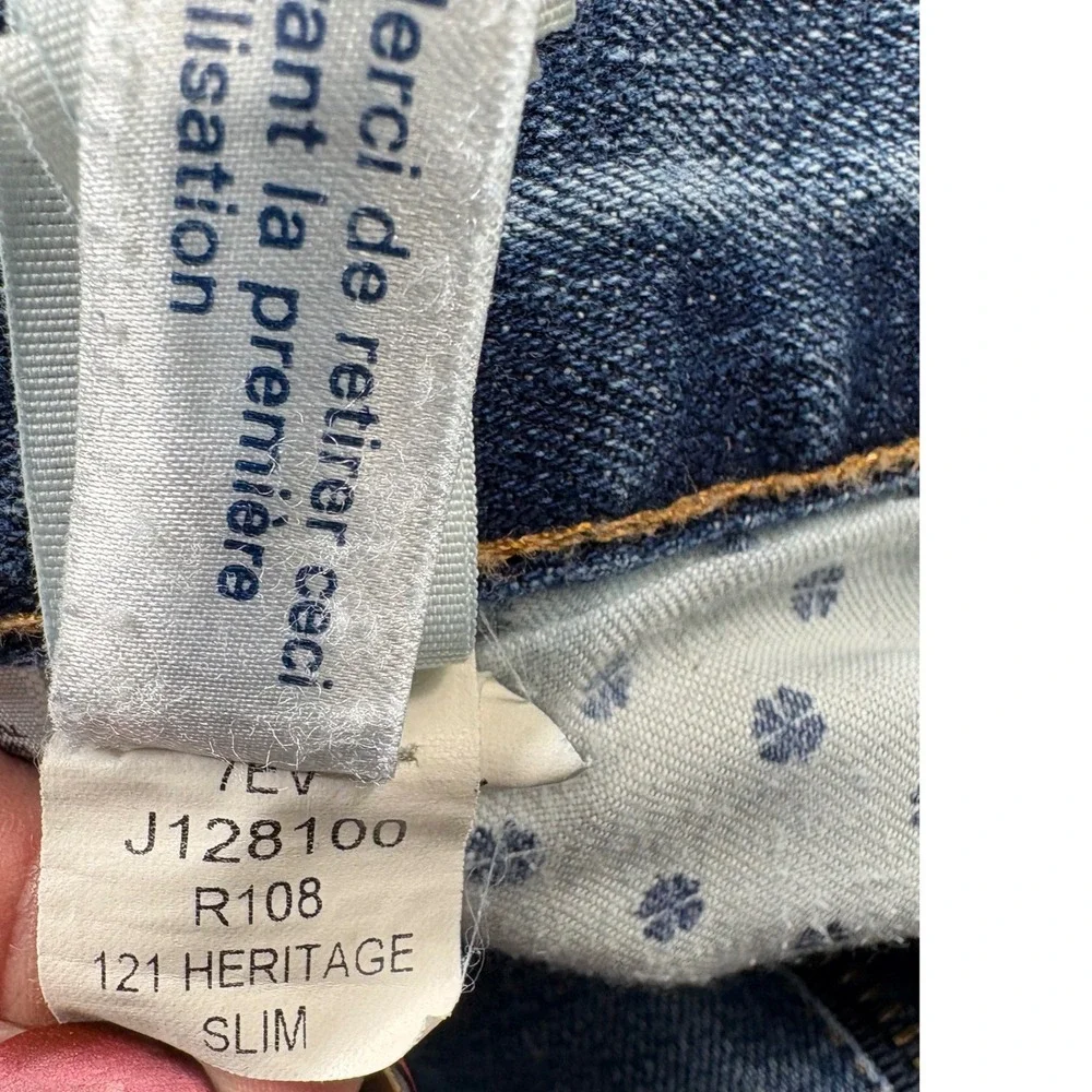 Lucky‎ Brand 121 Heritage Slim Mens Jeans W36 L30 Blue Wash Denim Eastvale